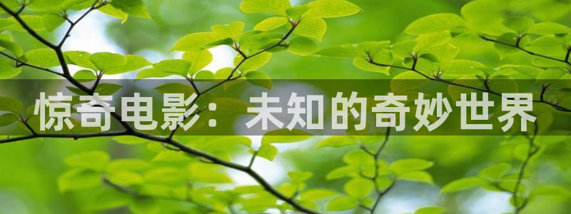 樱花影视在线看：惊奇电影：未知的奇妙世界