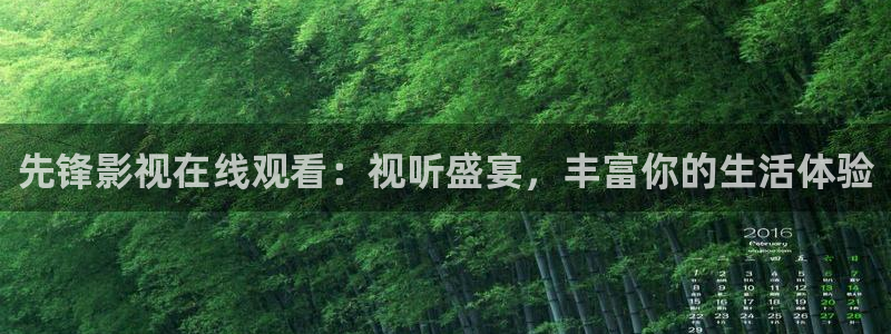 樱花影视大全：先锋影视在线观看：视听盛宴，丰富你的生活体验