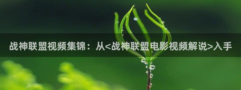 樱花视频三级：战神联盟视频集锦：从<战神联盟电影视频解说>入手