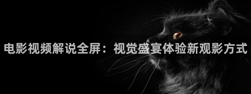 樱花视频大全简单又好看：电影视频解说全屏：视觉盛宴体验新观影方式